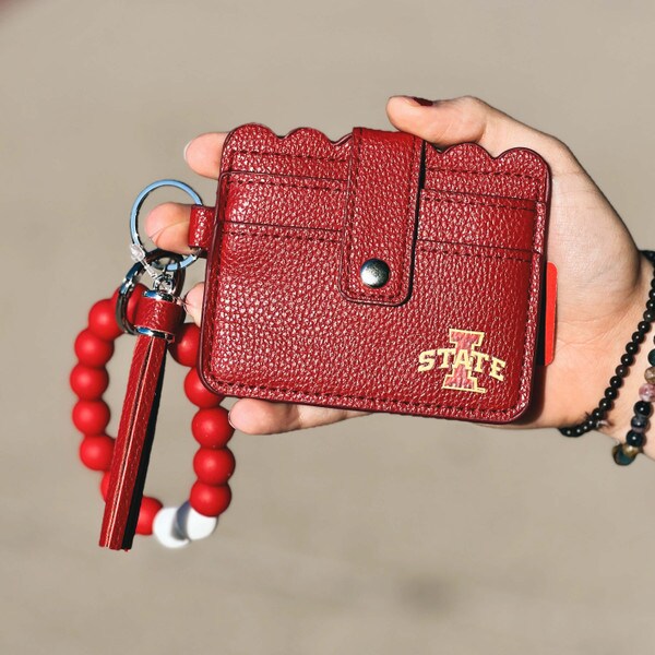 I-State Cardinal and Gold Bracelet Wallet